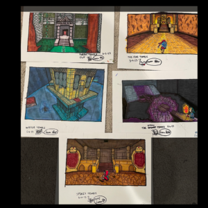 Ocarina of Time Dungeon Prints (Set of 5, Each Signed)